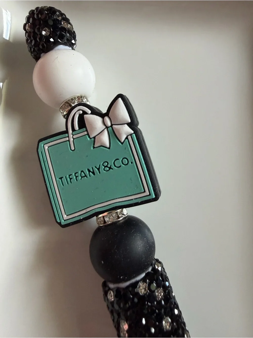 BEADED SHOPPING BAG PEN